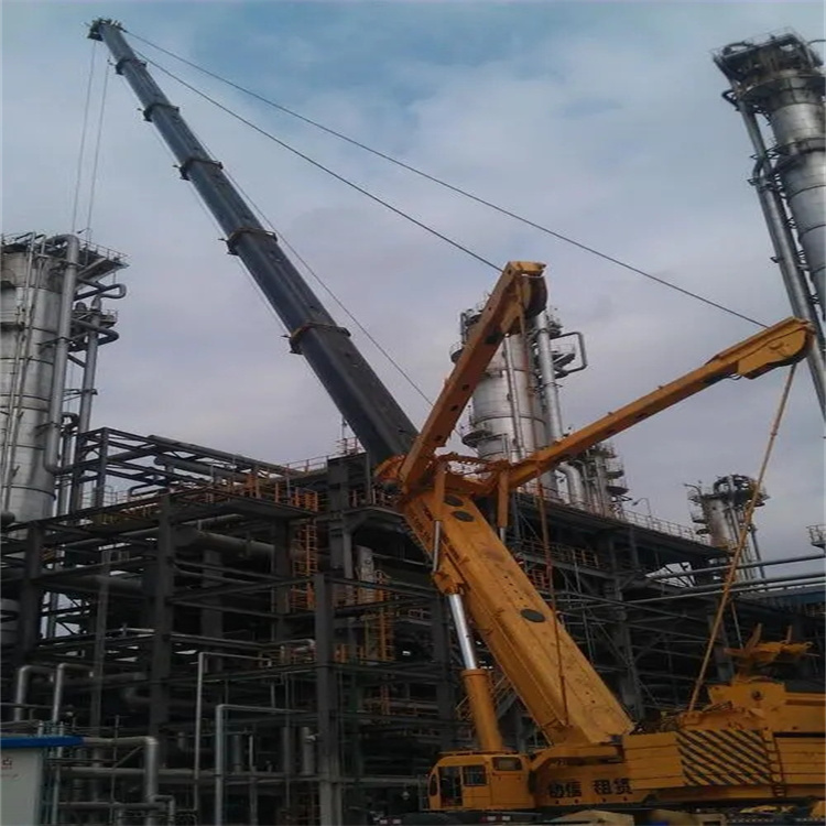 熊口管理区吊板房的吊车