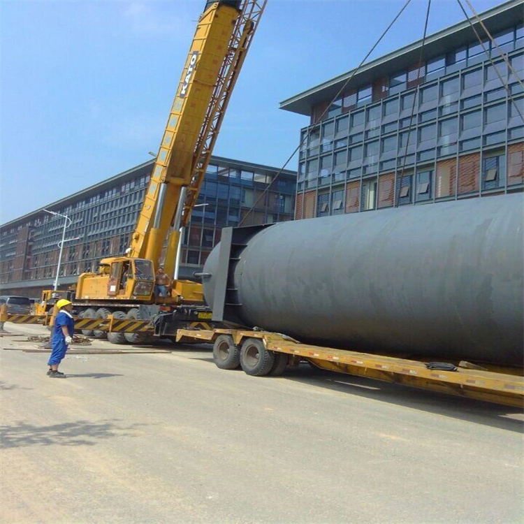 熊口管理区大型吊装作业